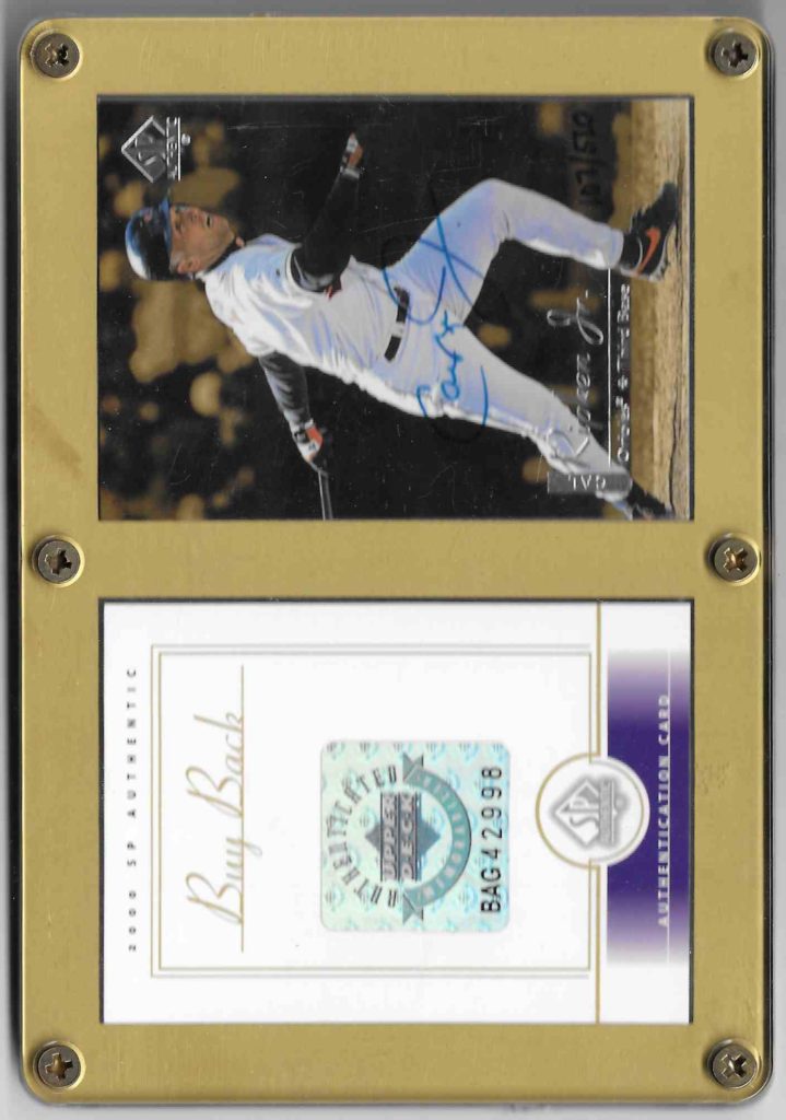 2000 SP Authentic Buybacks 126 Cal Ripken Jr